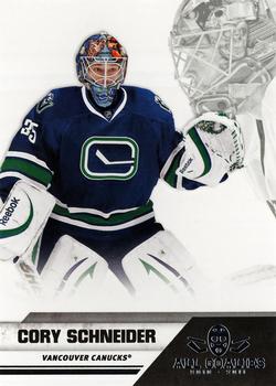 2010-11 Panini All Goalies - Up Close #86 Cory Schneider Front