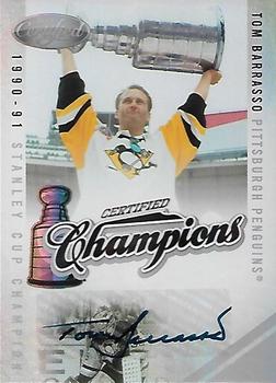2010-11 Panini Certified - Champions Autographs #22 Tom Barrasso  Front