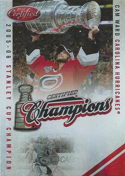 2010-11 Panini Certified - Champions Mirror Red #15 Cam Ward  Front