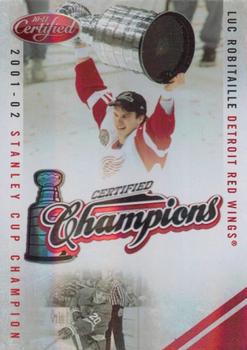 2010-11 Panini Certified - Champions Mirror Red #20 Luc Robitaille  Front