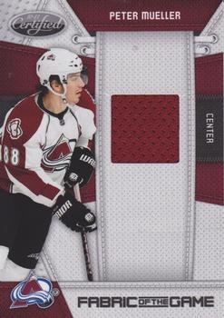 2010-11 Panini Certified - Fabric of the Game #PEM Peter Mueller  Front