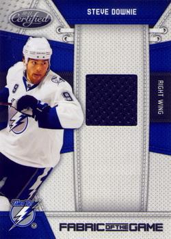 2010-11 Panini Certified - Fabric of the Game #SDO Steve Downie  Front