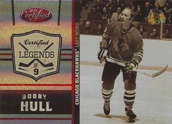 2010-11 Panini Certified - Legends Mirror Red #11 Bobby Hull  Front