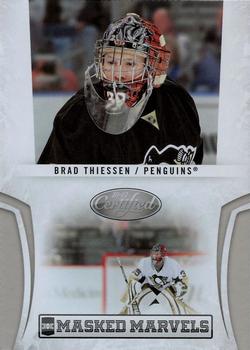 2010-11 Panini Certified - Masked Marvels #15 Brad Thiessen  Front
