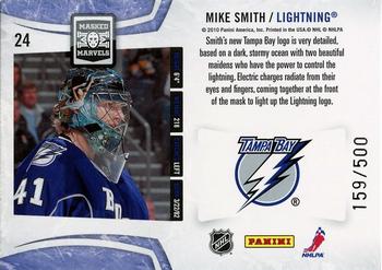 2010-11 Panini Certified - Masked Marvels #24 Mike Smith  Back