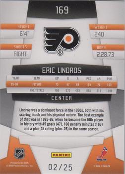 2010-11 Panini Certified - Mirror Gold #169 Eric Lindros  Back