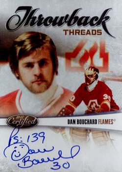2010-11 Panini Certified - Throwback Threads Autographs #8 Dan Bouchard  Front