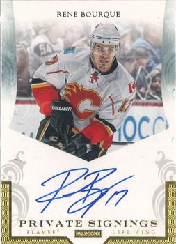2010-11 Panini Dominion - Private Signings #REN Rene Bourque Front