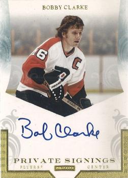 2010-11 Panini Dominion - Private Signings #BC Bobby Clarke  Front