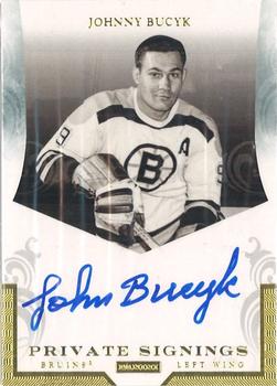 2010-11 Panini Dominion - Private Signings #CHF Johnny Bucyk  Front