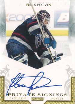 2010-11 Panini Dominion - Private Signings #FP2 Felix Potvin  Front