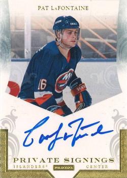 2010-11 Panini Dominion - Private Signings #LAF2 Pat LaFontaine  Front