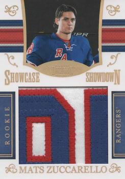 2010-11 Panini Dominion - Rookie Showcase Showdown Colossal Names and Numbers #6 Mats Zuccarello  Front