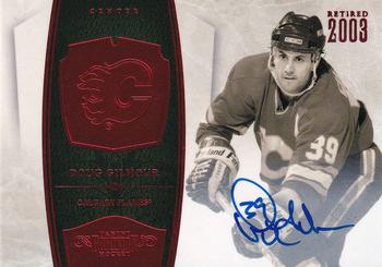 2010-11 Panini Dominion - Signatures Ruby #112 Doug Gilmour  Front