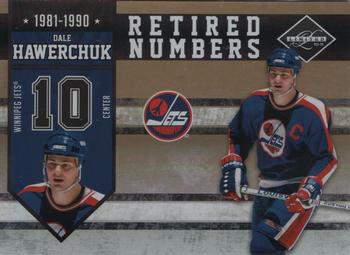 2010-11 Panini Limited - Retired Numbers Gold Spotlight #12 Dale Hawerchuk  Front