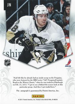 2010-11 Panini Luxury Suite - Private Signings #JN James Neal Back