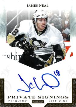 2010-11 Panini Luxury Suite - Private Signings #JN James Neal Front