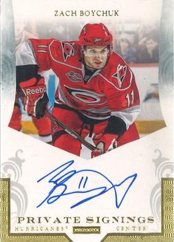 2010-11 Panini Luxury Suite - Private Signings #ZB Zach Boychuk Front