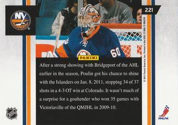 2010-11 Panini Pinnacle - Artists Proofs #221 Kevin Poulin Back