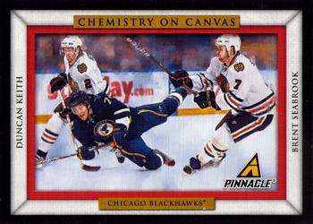 2010-11 Panini Pinnacle - Chemistry On Canvas #12 Duncan Keith / Brent Seabrook  Front