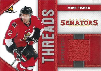 2010-11 Panini Pinnacle - Threads #MF Mike Fisher  Front