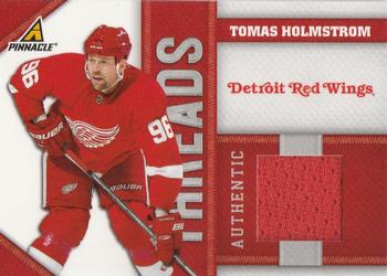 2010-11 Panini Pinnacle - Threads #TH Tomas Holmstrom  Front