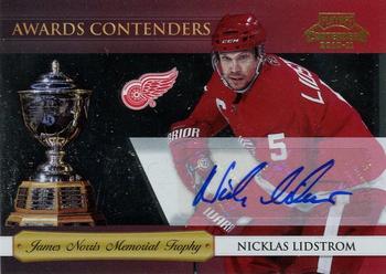 2010-11 Playoff Contenders - Awards Contenders Autographs #6 Nicklas Lidstrom  Front