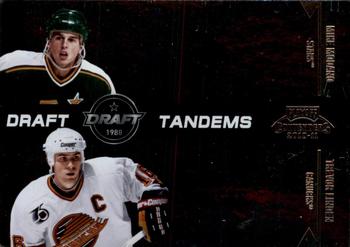 2010-11 Playoff Contenders - Draft Tandems #8 Mike Modano / Trevor Linden  Front
