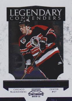 2010-11 Playoff Contenders - Legendary Contenders Purple #17 Jeremy Roenick  Front