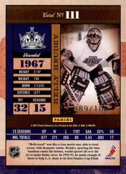 2010-11 Playoff Contenders - Playoff Tickets #111 Kelly Hrudey  Back