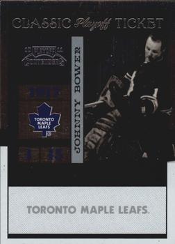 2010-11 Playoff Contenders - Playoff Tickets #113 Johnny Bower  Front