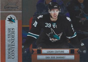 2010-11 Playoff Contenders - Rookie of the Year Contenders #4 Logan Couture  Front