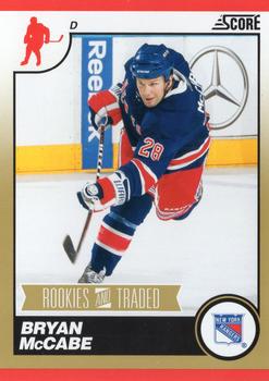 2010-11 Score - Rookies & Traded Gold #581 Bryan McCabe  Front