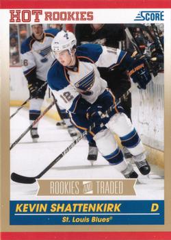 2010-11 Score - Rookies & Traded Gold #601 Kevin Shattenkirk  Front
