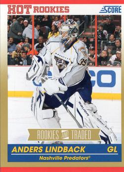 2010-11 Score - Rookies & Traded Gold #603 Anders Lindback  Front