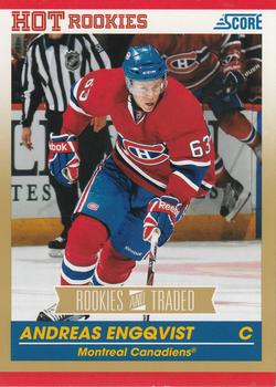 2010-11 Score - Rookies & Traded Gold #604 Andreas Engqvist  Front