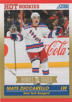 2010-11 Score - Rookies & Traded Gold #610 Mats Zuccarello  Front
