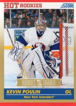 2010-11 Score - Rookies & Traded Gold #614 Kevin Poulin  Front
