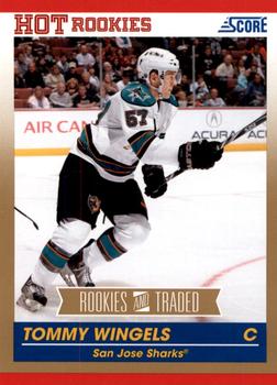 2010-11 Score - Rookies & Traded Gold #656 Tommy Wingels  Front