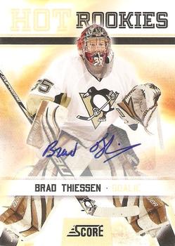 2010-11 Score - Signatures #510 Brad Thiessen  Front