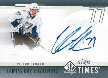 2010-11 SP Authentic - Sign of the Times #SOT-VH Victor Hedman  Front