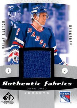 2010-11 SP Game Used - Authentic Fabrics #AF-BL Brian Leetch  Front