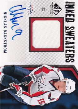 2010-11 SP Game Used - Inked Sweaters #IS-NB Nicklas Backstrom  Front