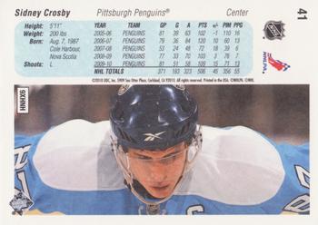 2010-11 Upper Deck - 20th Anniversary Variation #41 Sidney Crosby  Back