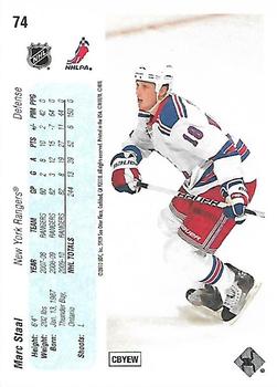 2010-11 Upper Deck - 20th Anniversary Variation #74 Marc Staal  Back