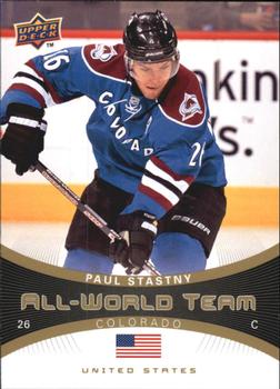 2010-11 Upper Deck - All-World Team #AW-22 Paul Stastny  Front