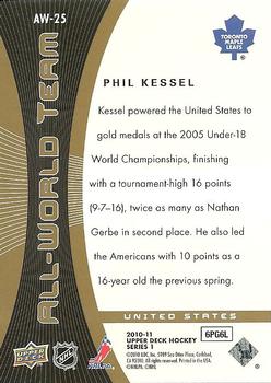 2010-11 Upper Deck - All-World Team #AW-25 Phil Kessel  Back