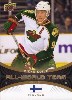 2010-11 Upper Deck - All-World Team #AW-14 Mikko Koivu  Front
