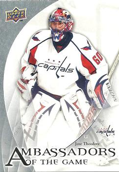 2010-11 Upper Deck - Ambassadors of the Game #AG-5 Jose Theodore  Front
