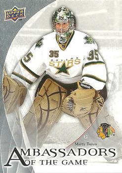 2010-11 Upper Deck - Ambassadors of the Game #AG-11 Marty Turco  Front